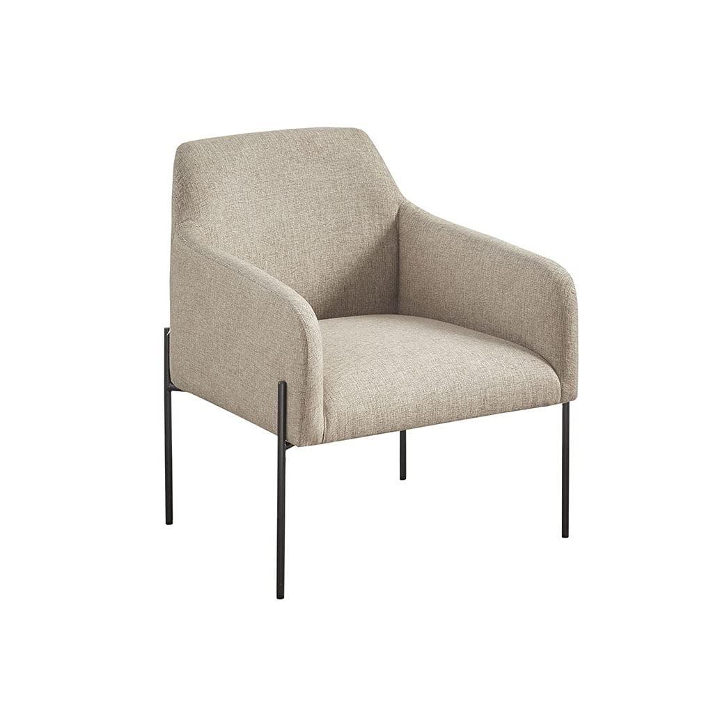 Calder Metal Leg Upholstered Accent Chair