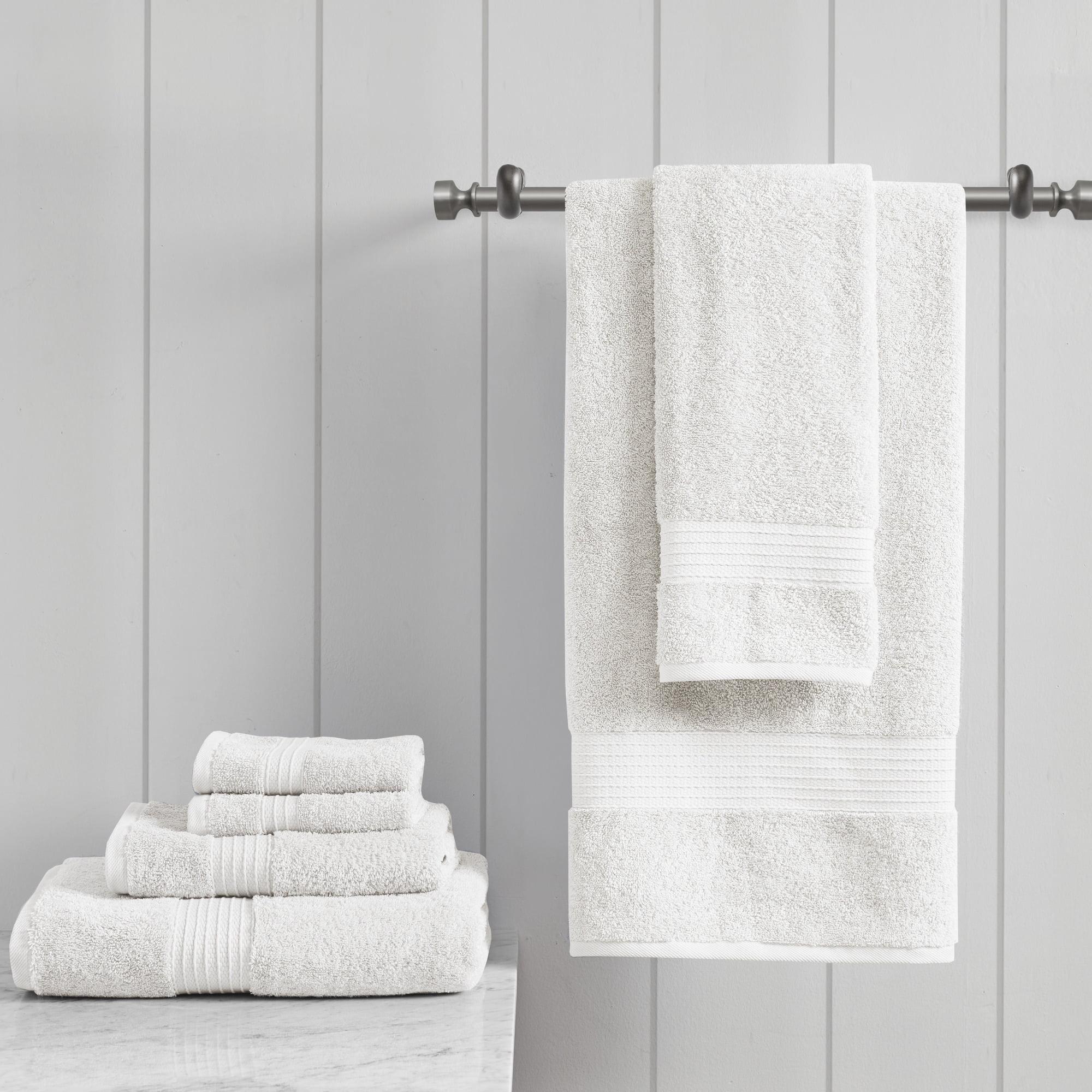 Madison Park 6 Piece 100% Organic Cotton Bath Towels Multi-Size Set