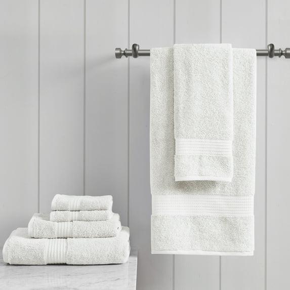 Madison Park 6 Piece 100% Organic Cotton Bath Towels Multi-Size Set