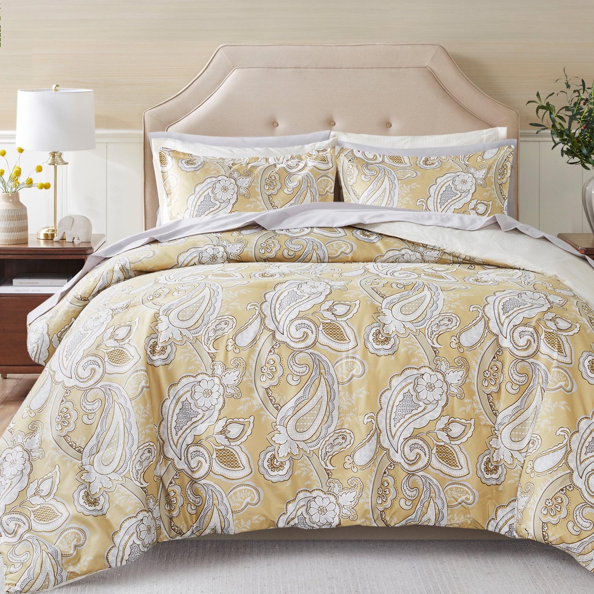 Madison Park Essentials Gracelyn Paisley Print Comforter Set with Sheets