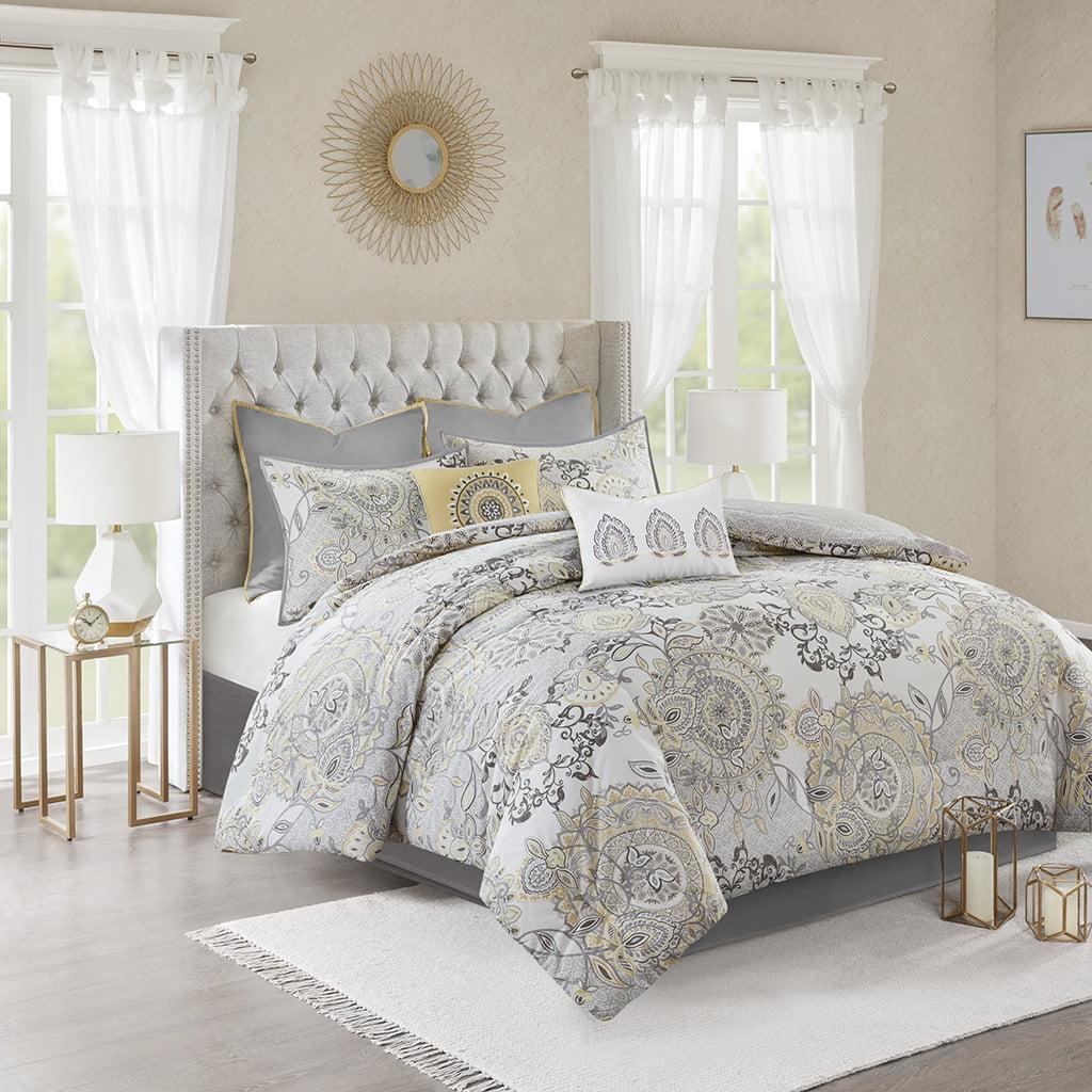 Isla 8 Piece Reversible Cotton Floral Comforter Set