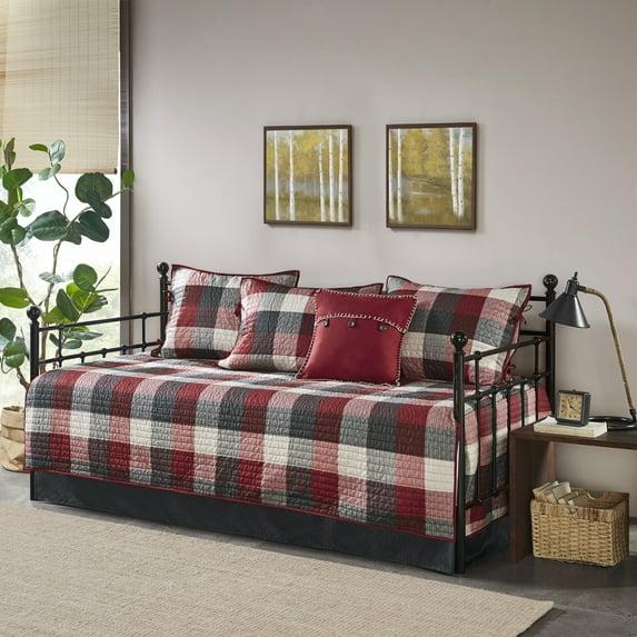 Madison Park Ridge 3 Piece Reversible Plaid Daybed Cover Set