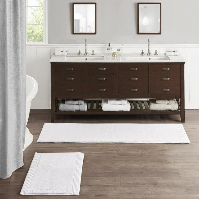 Madison Park Signature Splendor 100% Cotton Tufted 3000 GSM Reversible Bath Rug