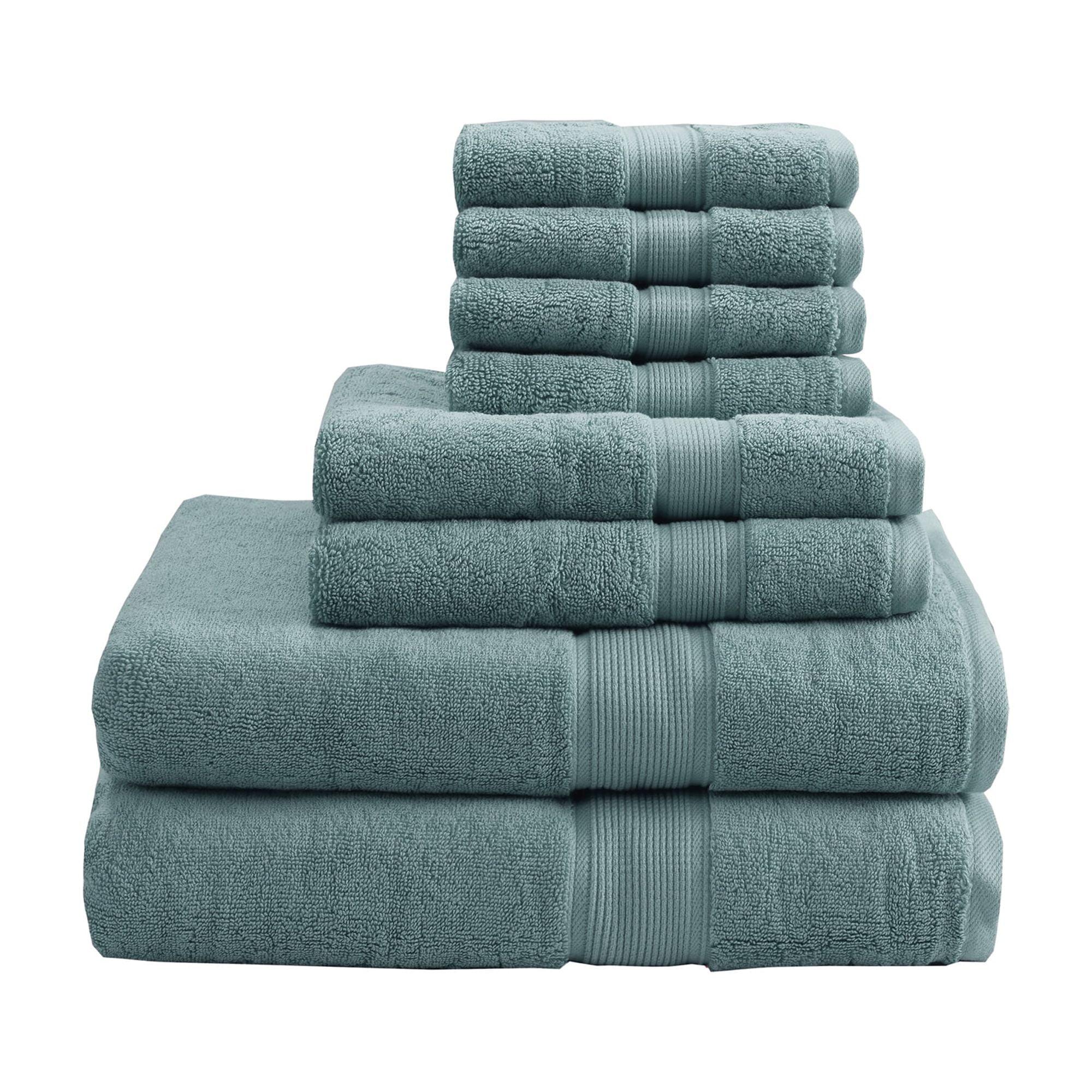 8pc Cotton Bath Towel Set