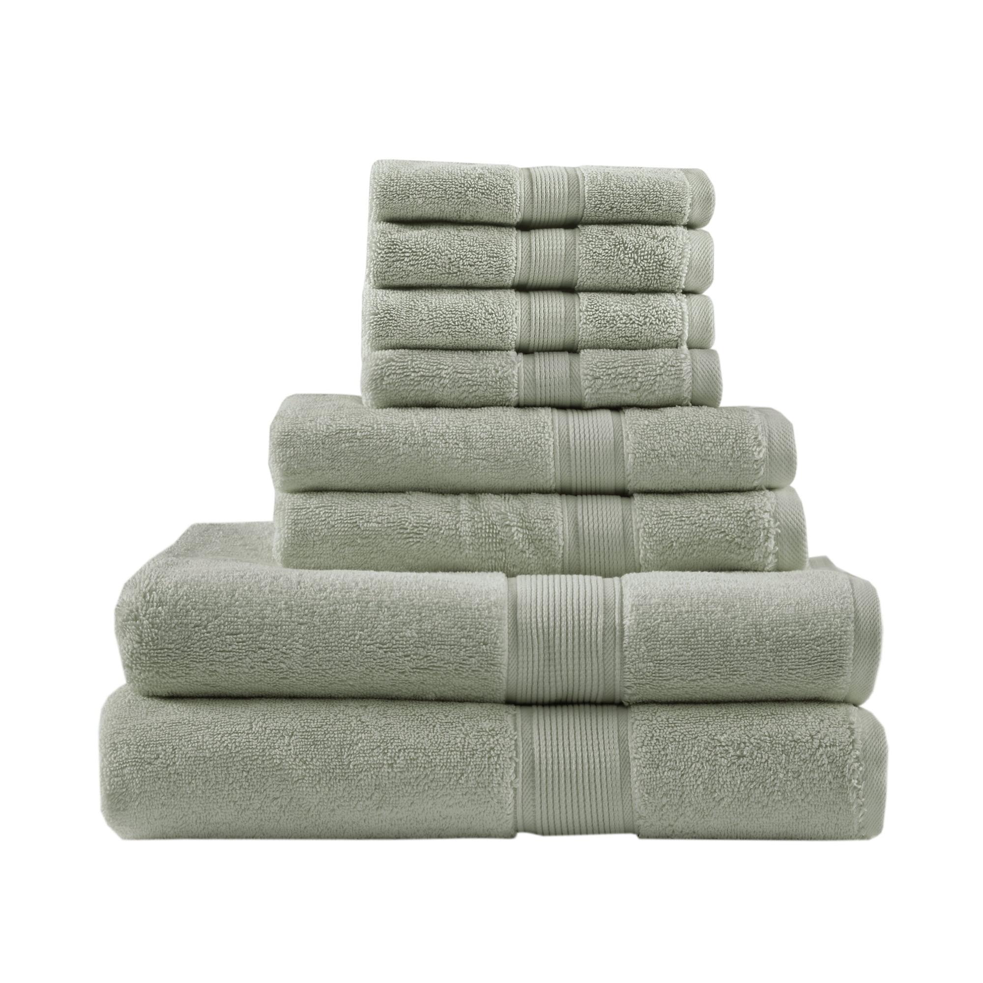 8pc Cotton Bath Towel Set