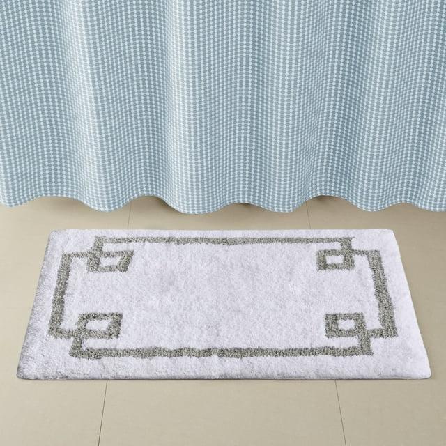 Madison Park 100% Cotton Tufted Bath Rug with Non-Slip Backing