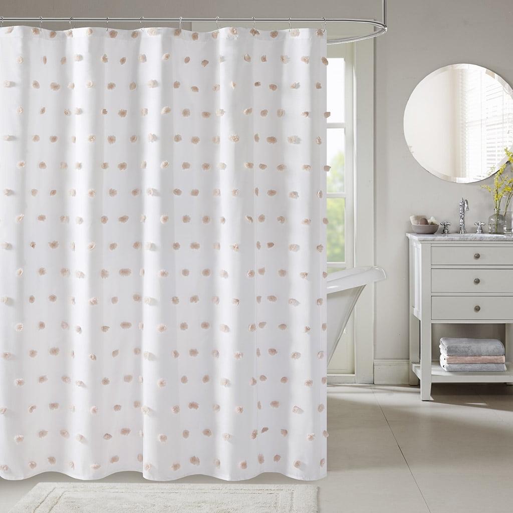 Polka Dots Single Shower Curtain