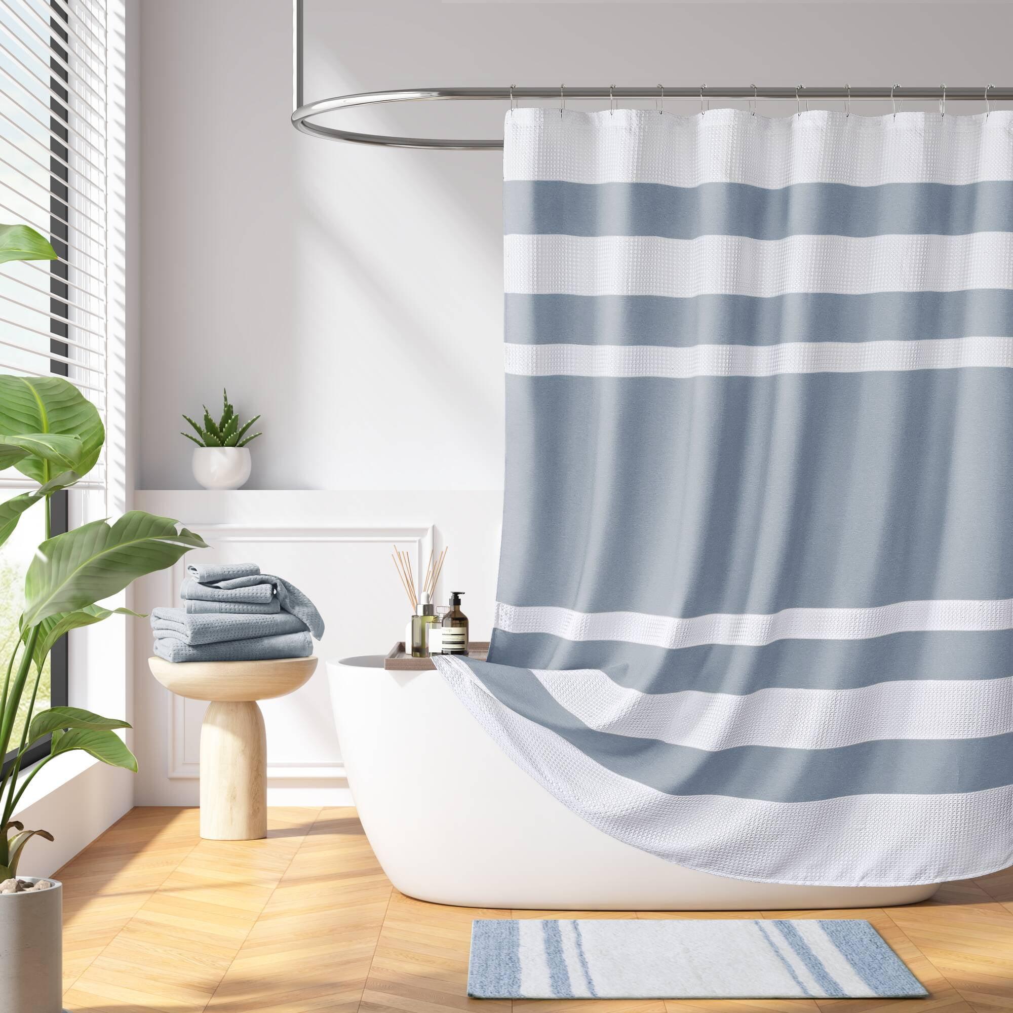 Striped Single Shower Curtain