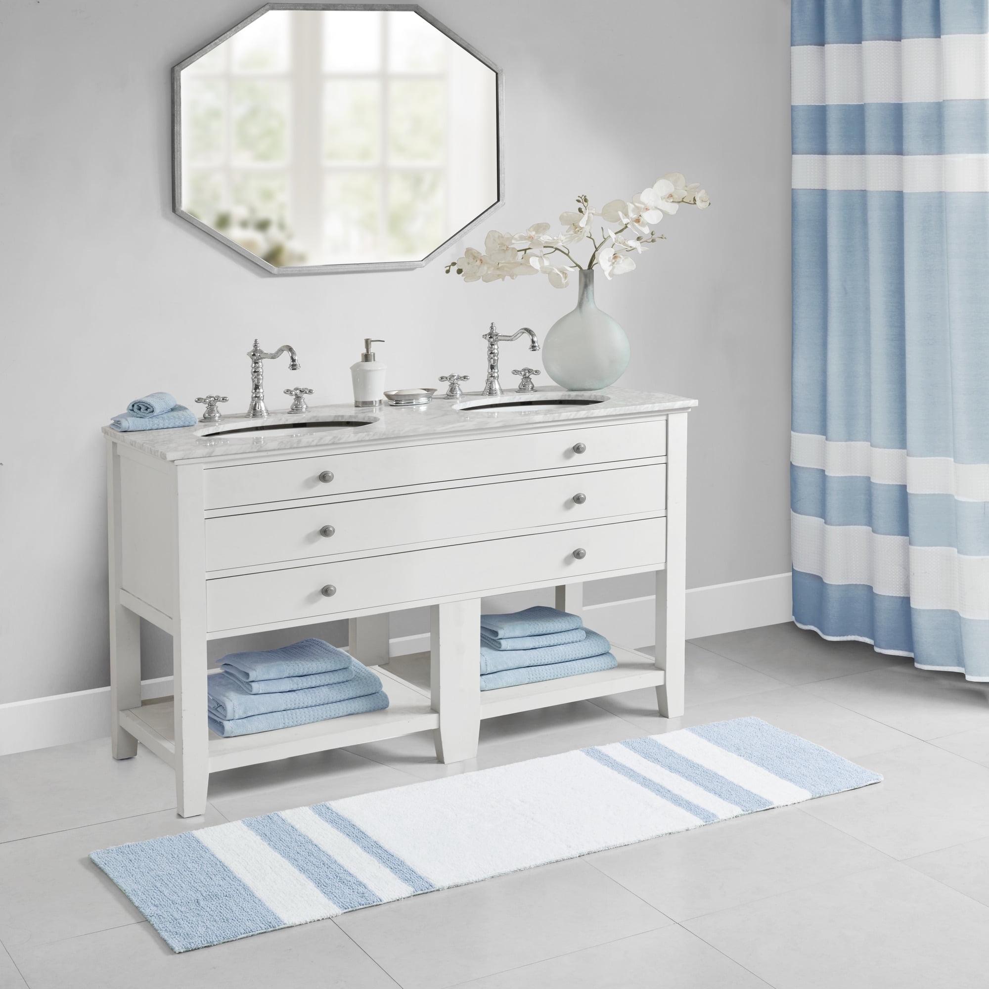 Madison Park Cotton Reversible Bath Rug