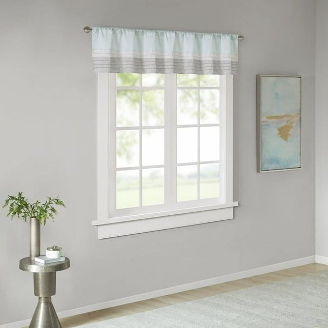 Madison Park Amherst Polyoni Pintuck Window Valance