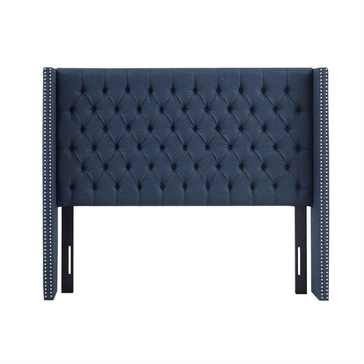 Madison Park Transitional Amelia Amelia Queen Headboard with Navy MP116-1142