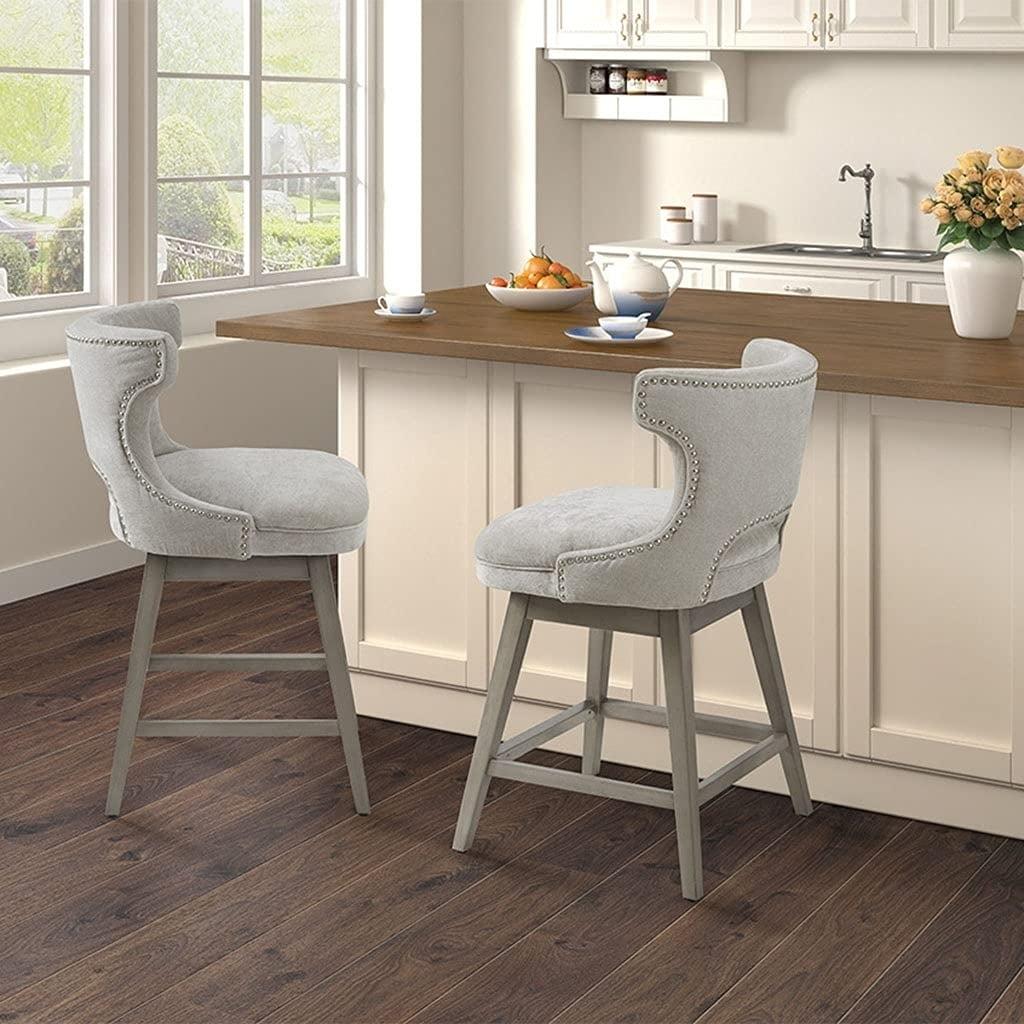 25.75" Cheryl Swivel Counter Height Barstool - Madison Park