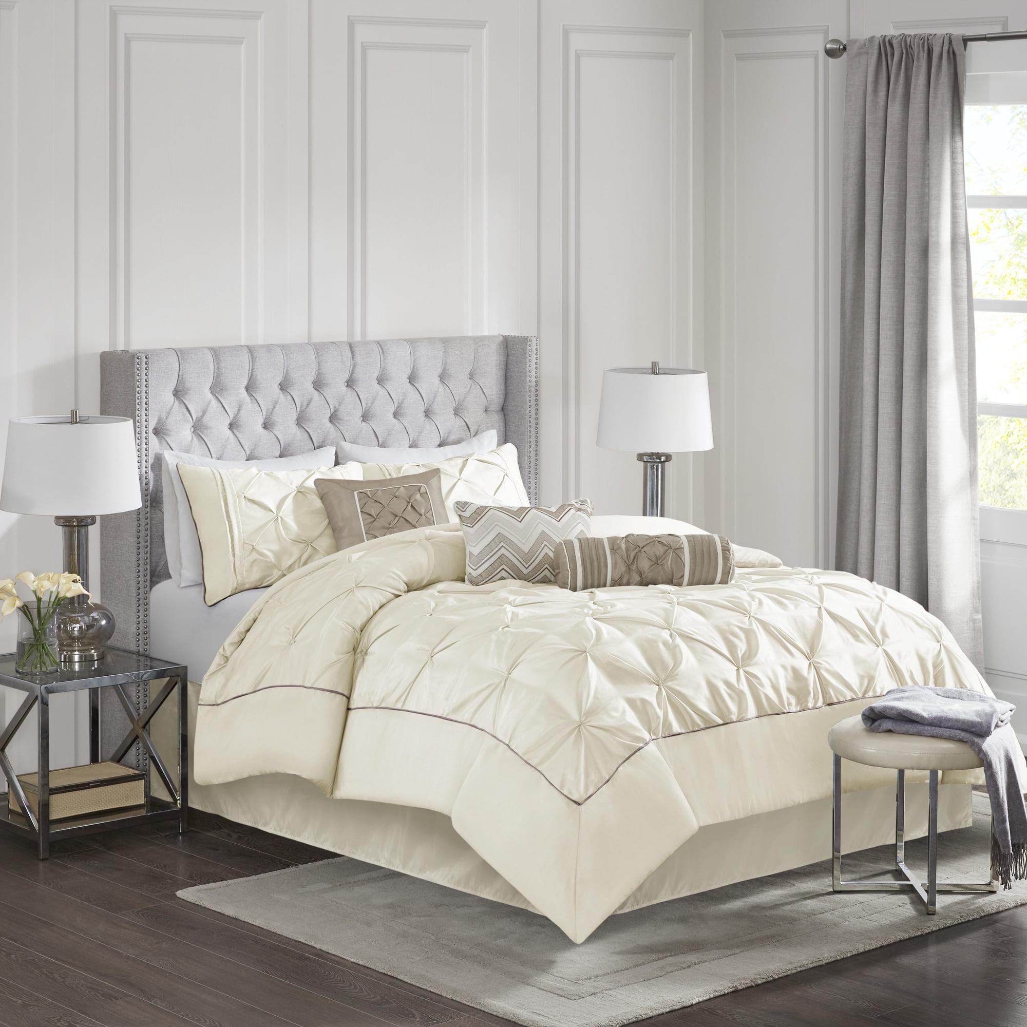 Madison Park Laurel 7 Piece Tufted Comforter Set