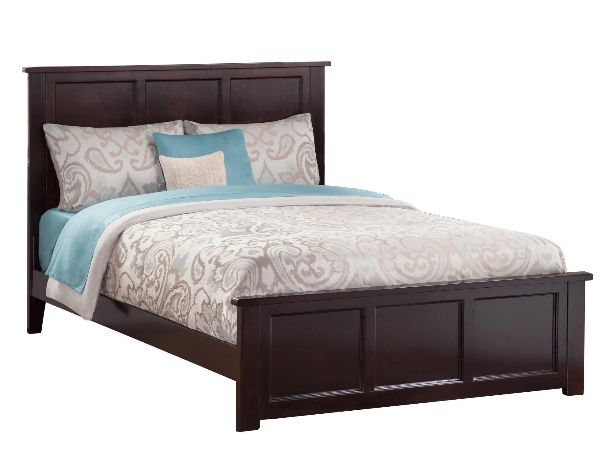 Madison Solid Wood Low Profile Platform Bed with Matching Footboard