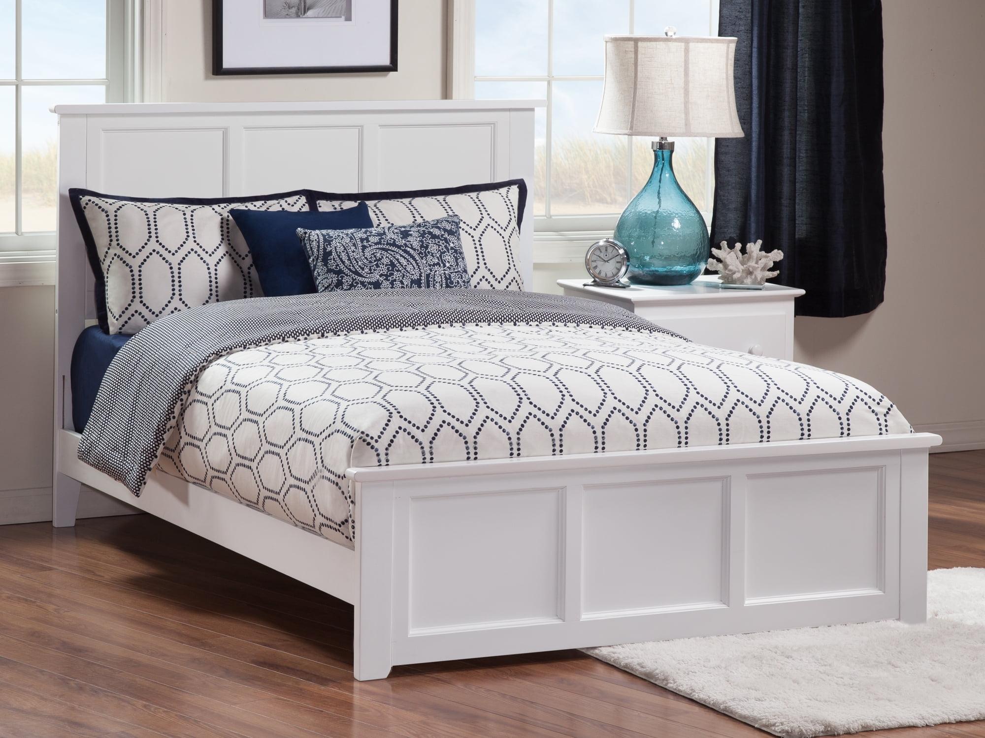 Madison Solid Wood Low Profile Platform Bed with Matching Footboard