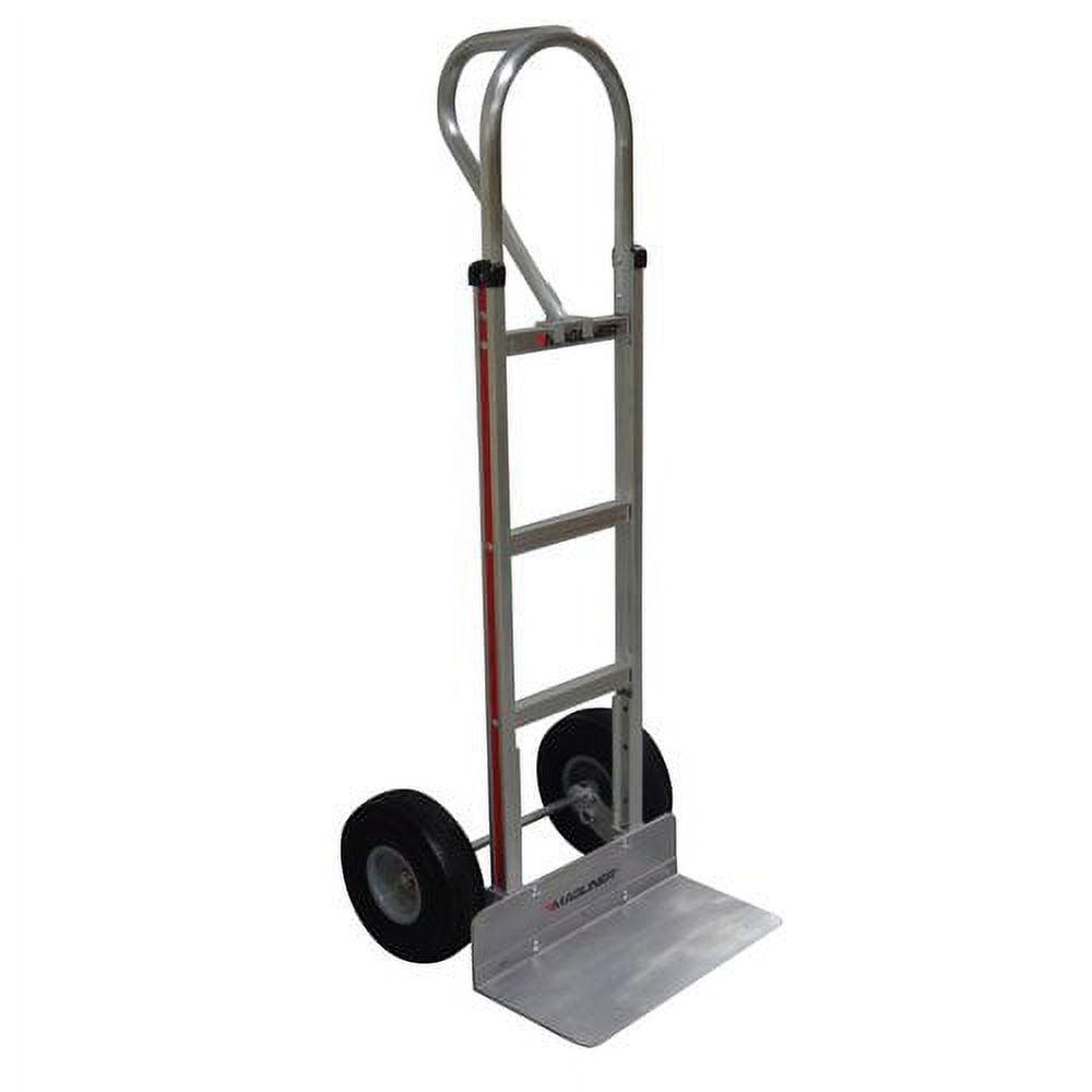 500 lb Capacity Aluminum Hand Truck Dolly with Never Flat Wheels