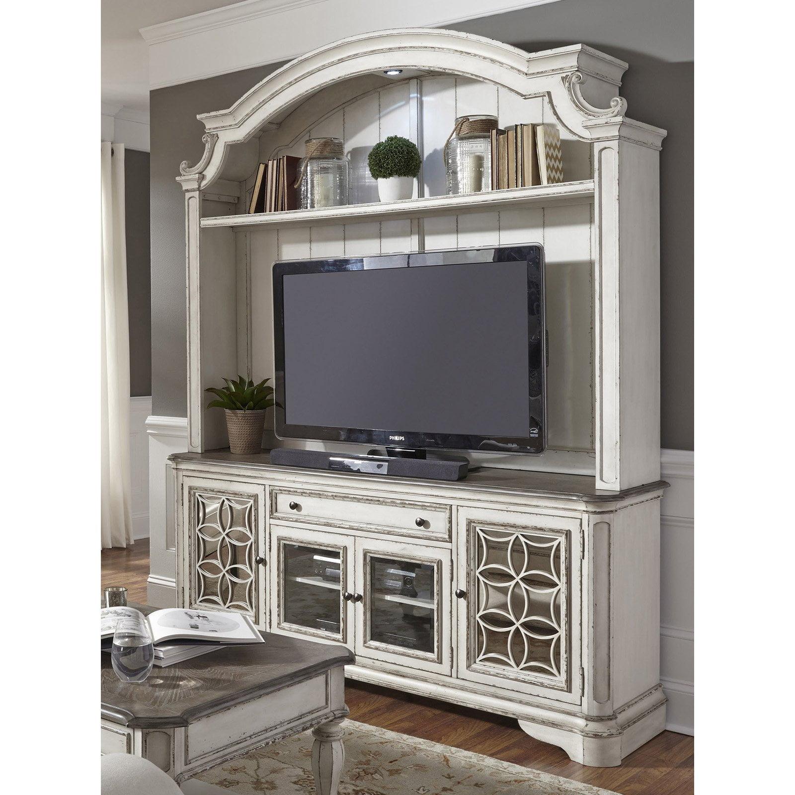 Magnolia Manor White Entertainment Center