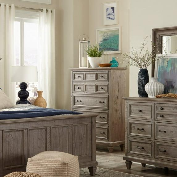 Magnussen Lancaster 5 Drawer Chest in Dovetail Gray