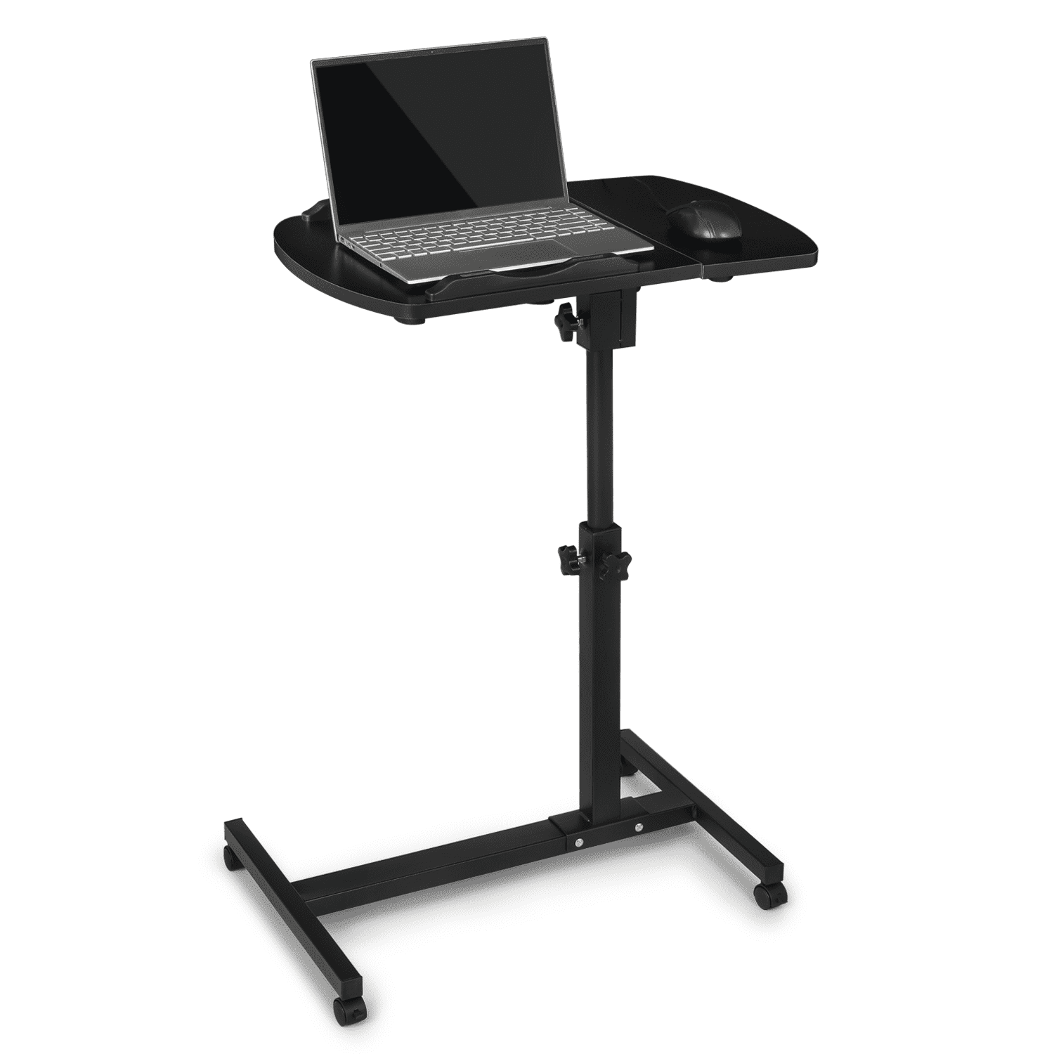 Bring Home Furniture Lifting Computer Desk, Multifunctional Standing Table, Laptop Cart with Mouse Pad for Small Spaces