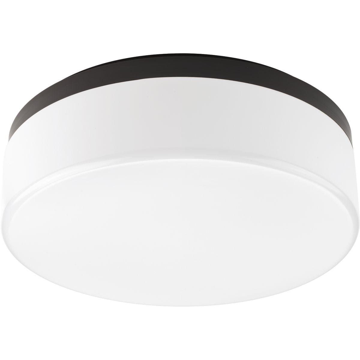 Maier 14" Brushed Nickel LED Flush Mount with Opal Acrylic Shade