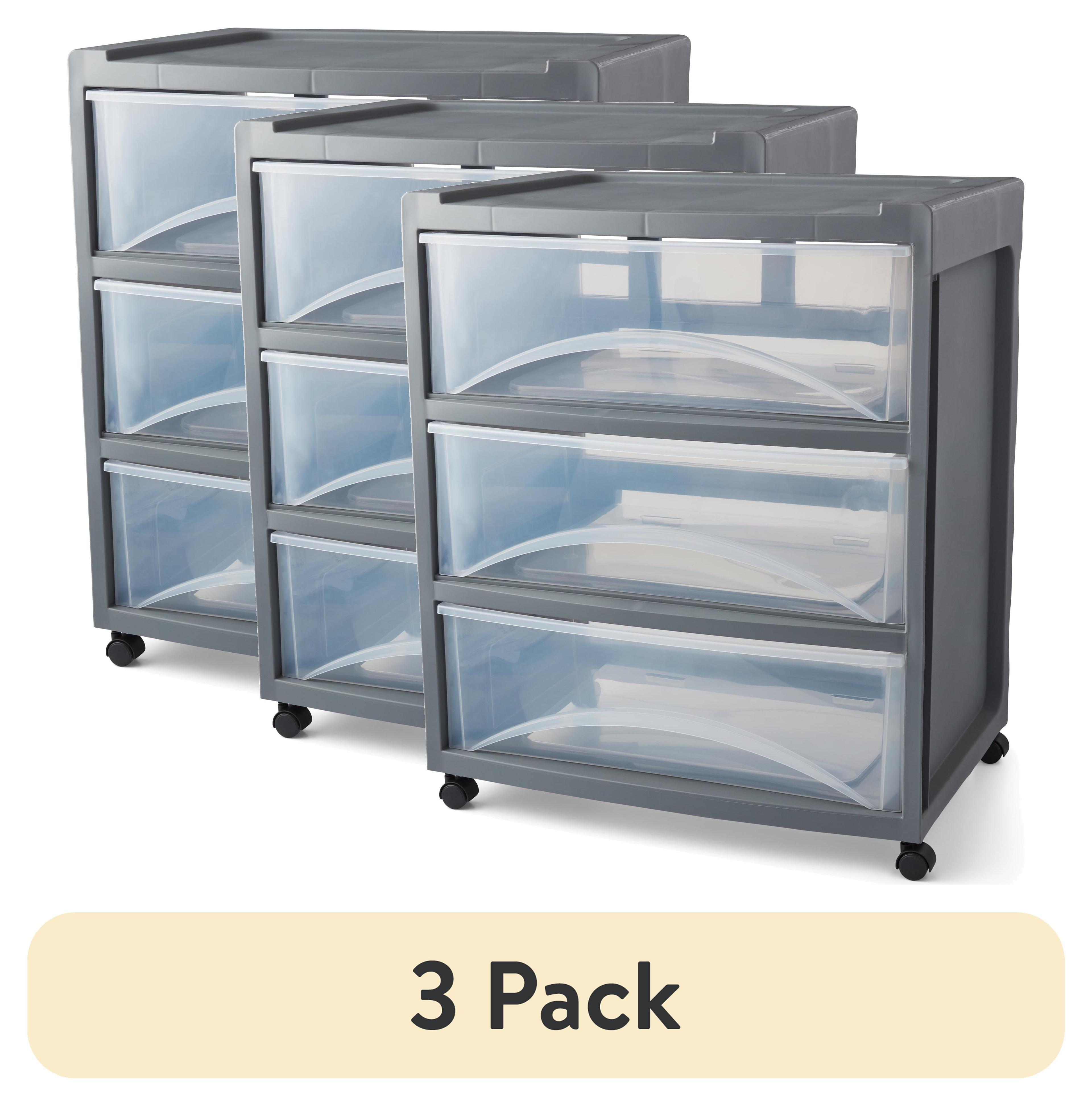 3 Drawer Storage Drawer