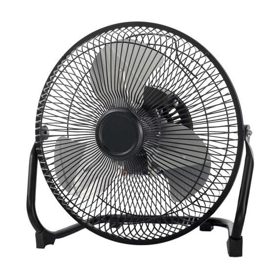 Mainstays 9" 3-Speed High Velocity Wall Mountable Black New Floor Fan