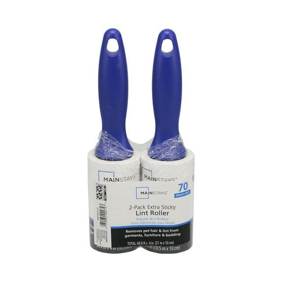Mainstays Lint Roller 70 Layer 2-Pack