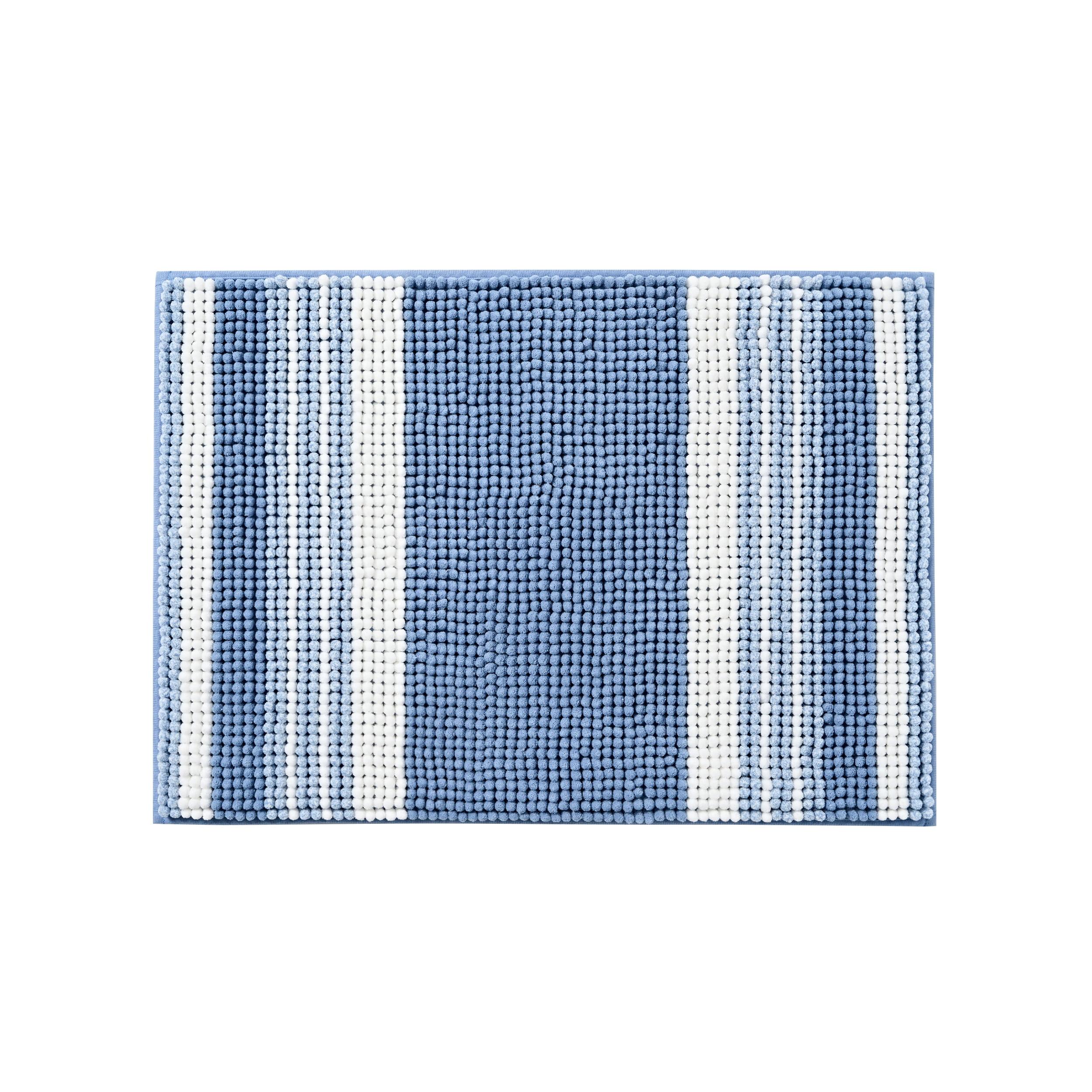 Mainstays Performance Foam Noodle Bath Rugs, 17"x24" Blue