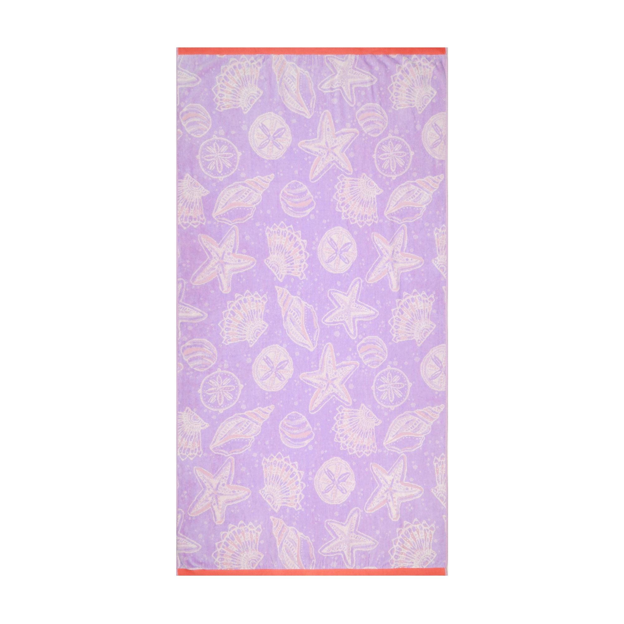 Mainstays Seashell Oversized Beach Towel, 72" x 36"
