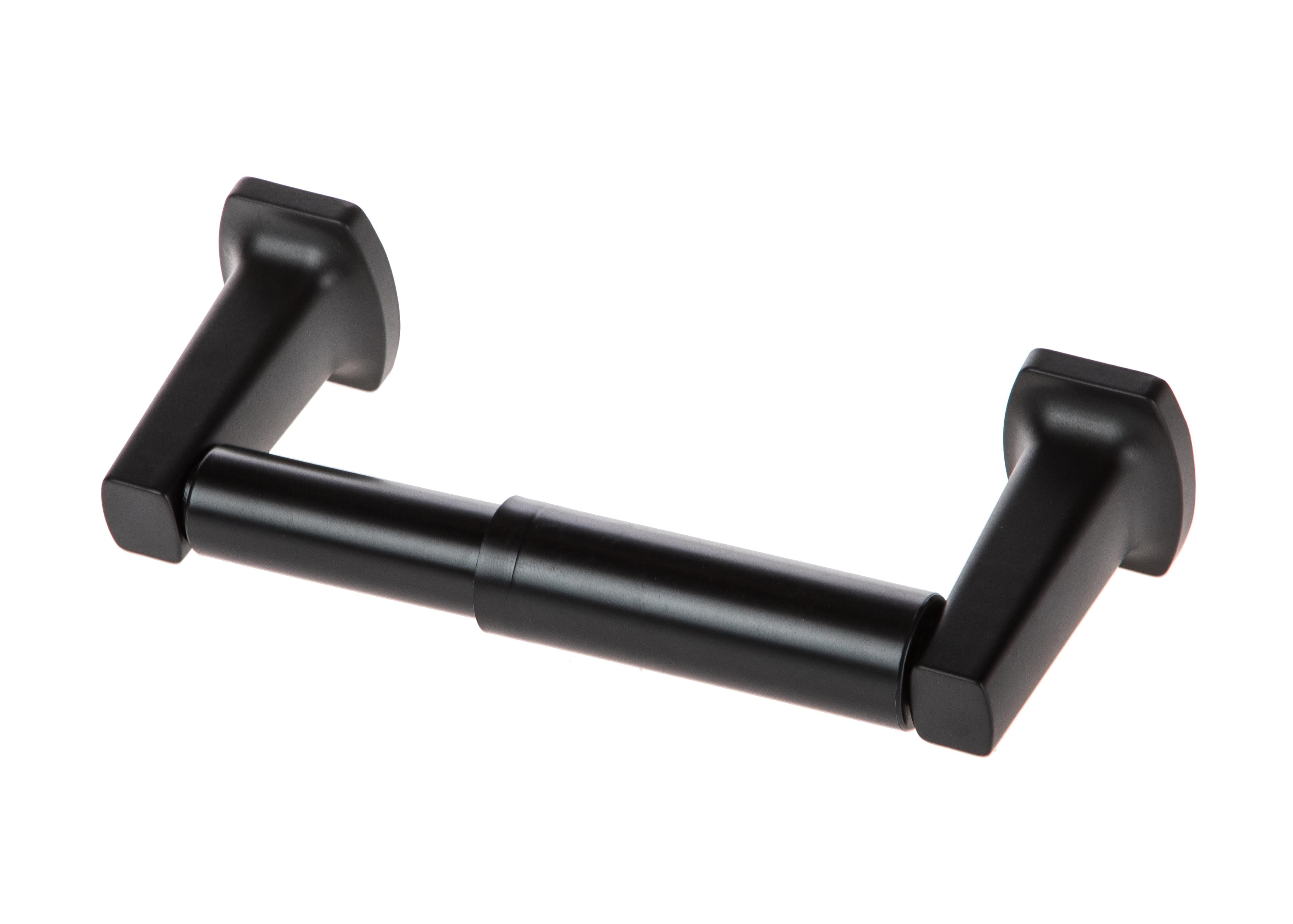 Mainstays Wall Mounted Toilet Paper Holder, Matte Black
