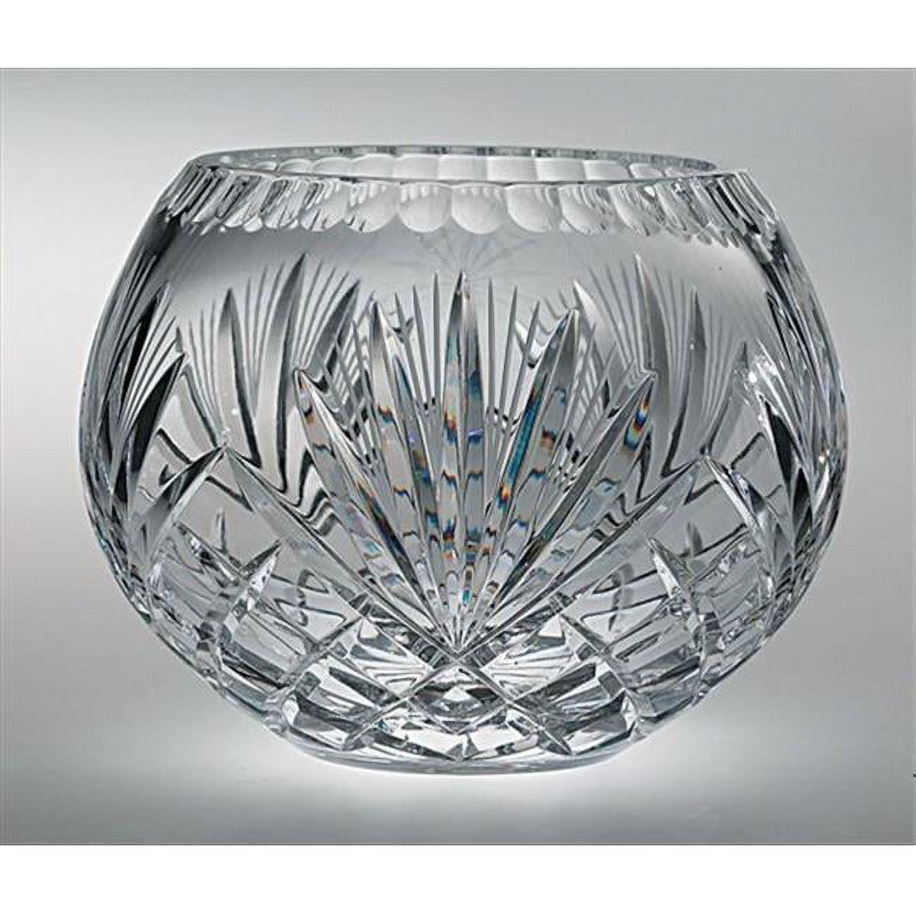 Majestic 5" Hand Cut European Crystal Rose Bowl