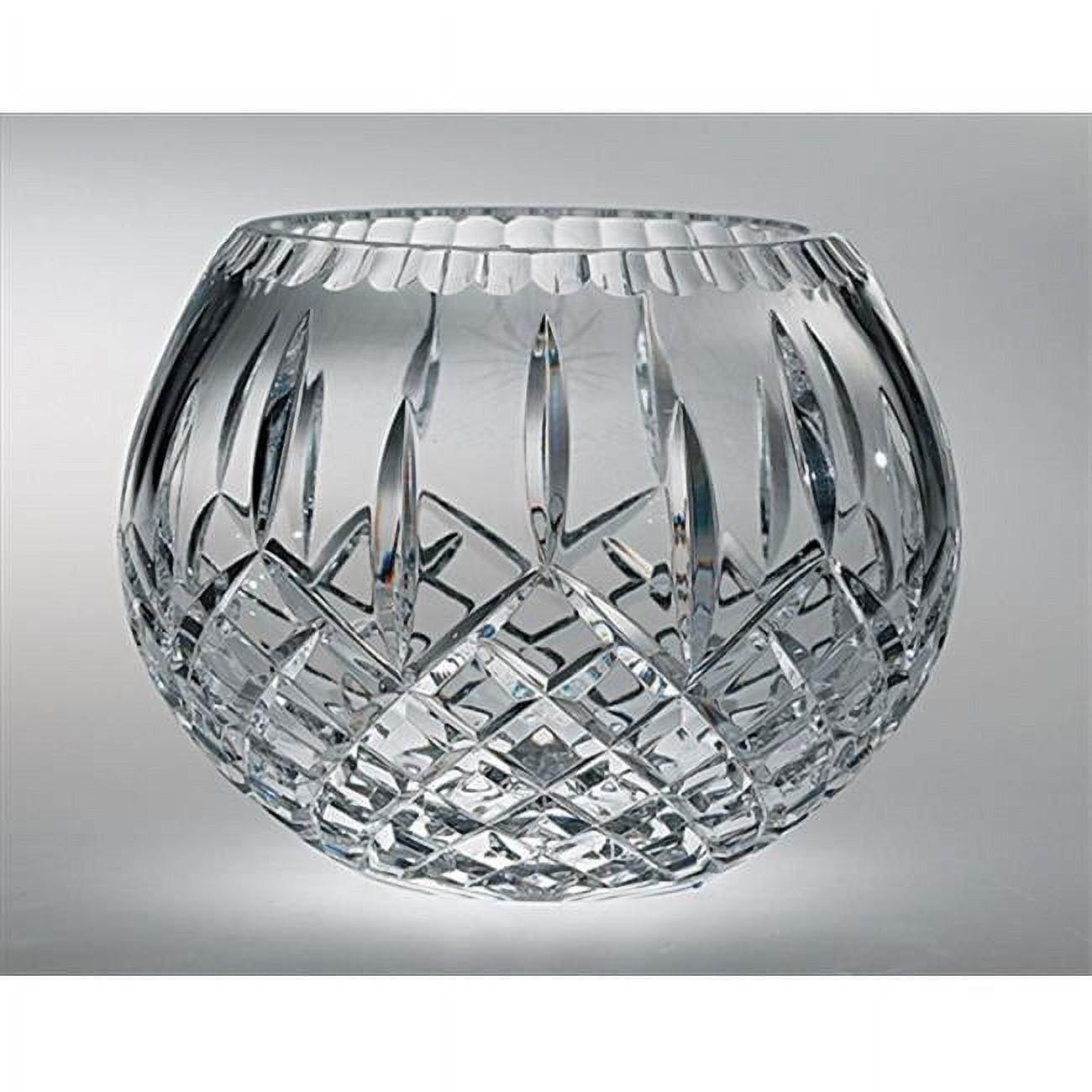 Plaza 5" Hand Cut European Crystal Rose Bowl