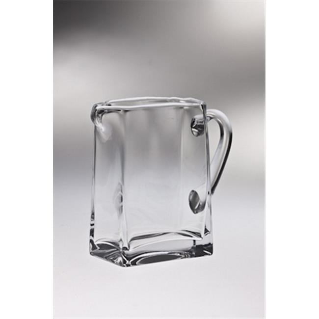 Majestic Gifts T-140 Classic Clear 32 oz. High Quality Glass Rectangular Pitcher