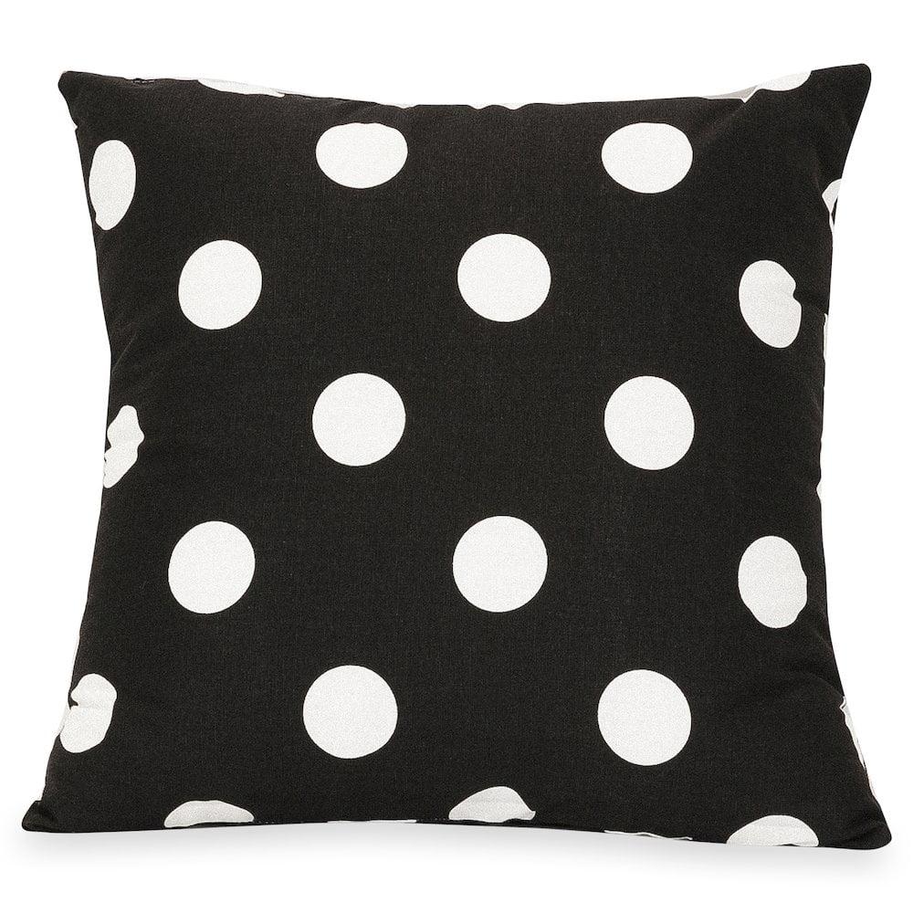 Polka Dot Polka Dots Cotton Reversible Throw Pillow
