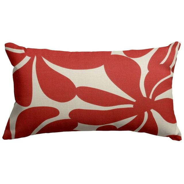 Plantation Floral Indoor/Outdoor Reversible Throw Pillow