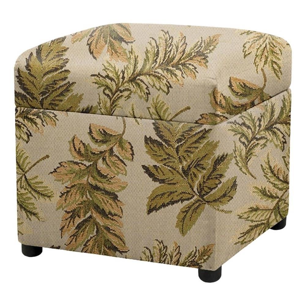 Jennifer Taylor Home Jacob 18" Storage Cube Ottoman