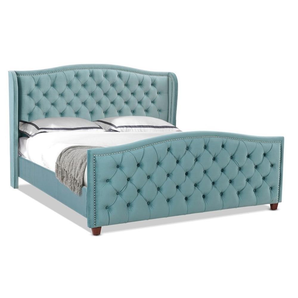 Coleman Upholstered Wingback Bed