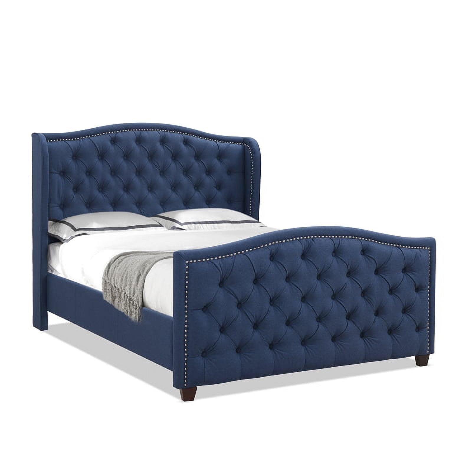 Coleman Upholstered Wingback Bed