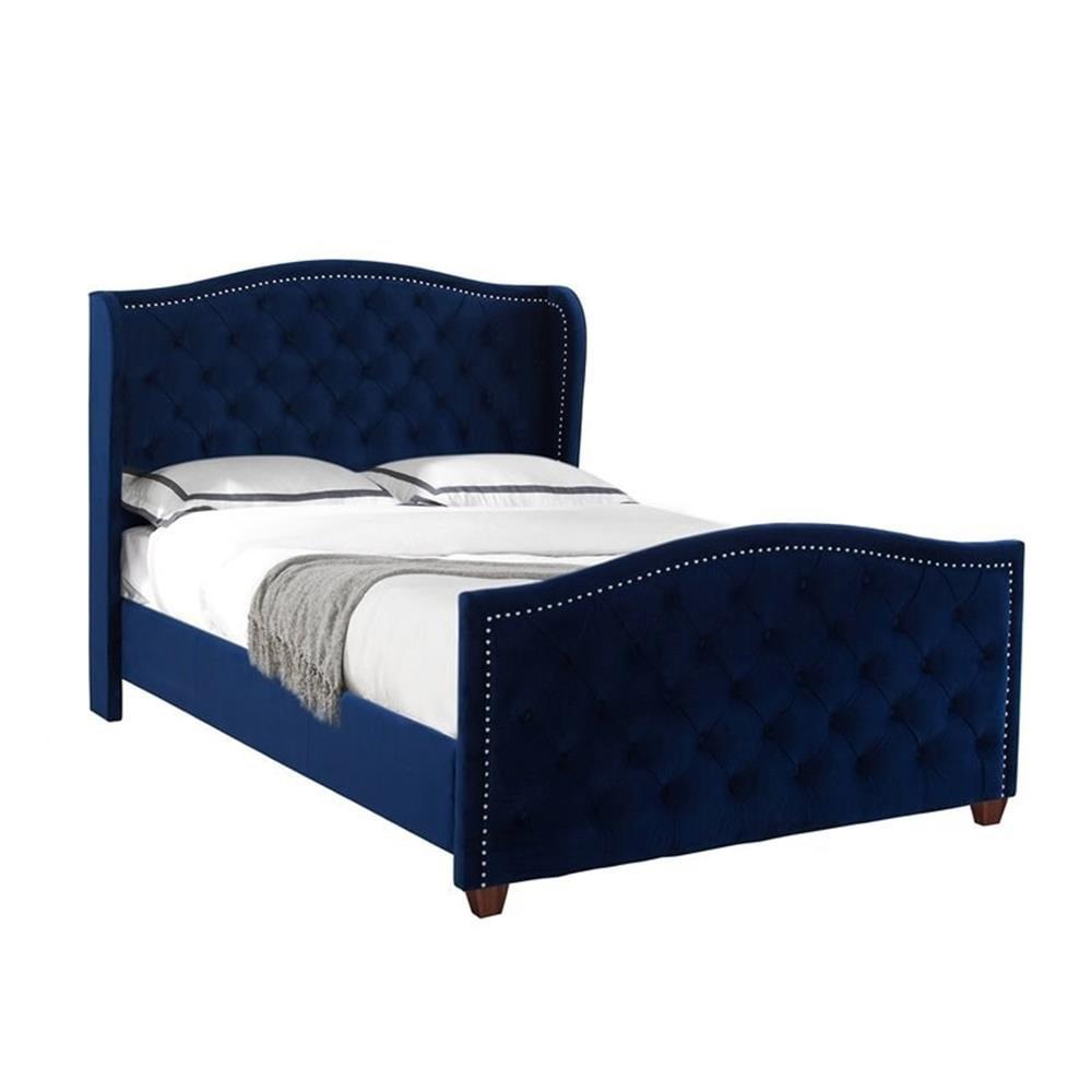 Coleman Upholstered Wingback Bed