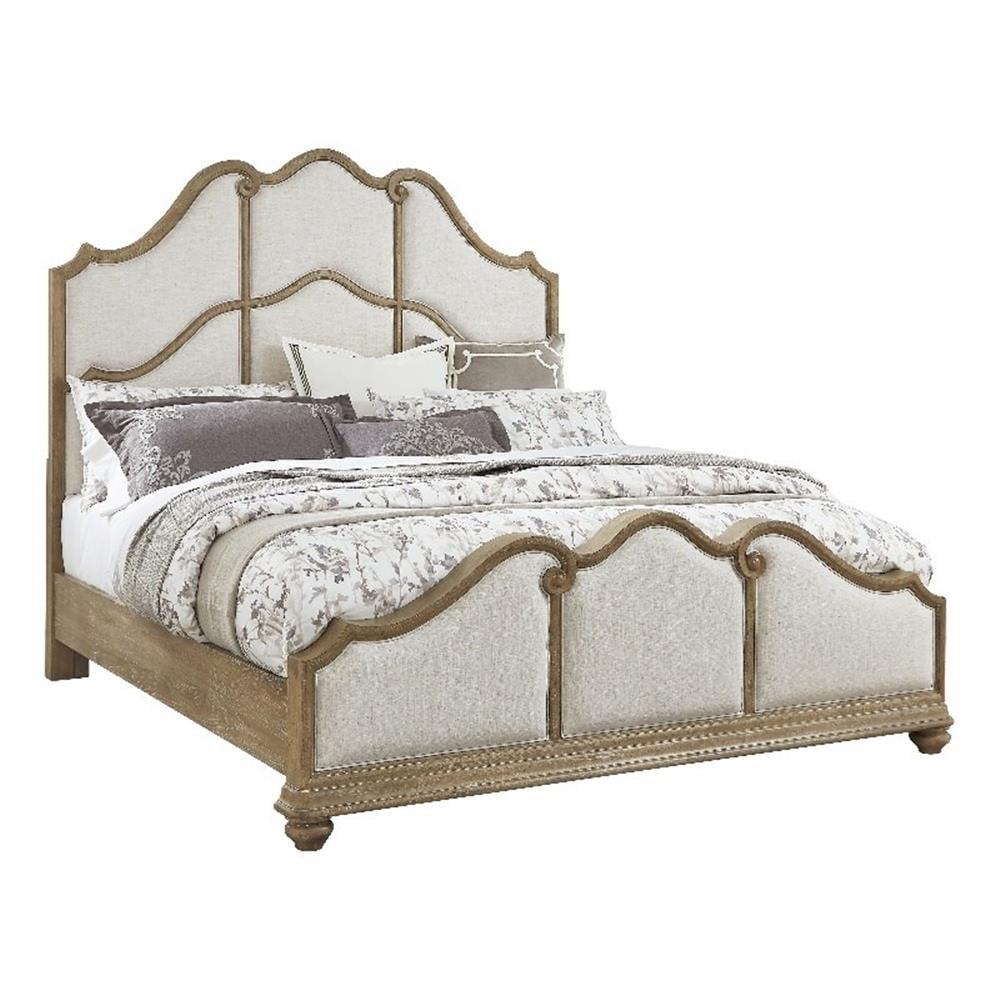 Pulaski Furniture Weston Hills Scrollwork Upholstered Bed