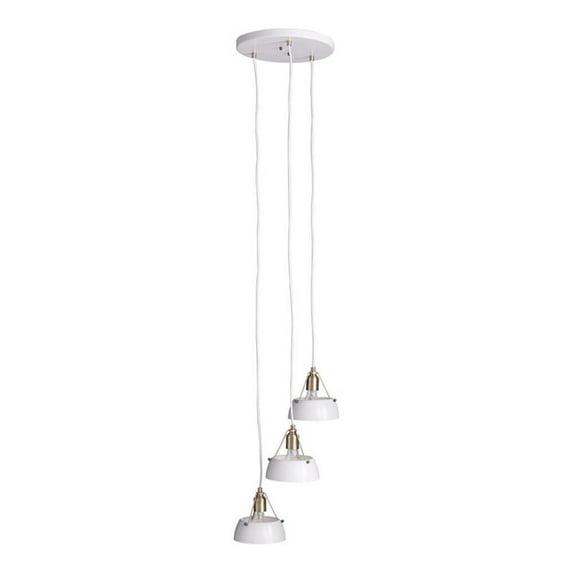 Renmarco Contemporary 3-Light Cluster Pendant - White - SEI