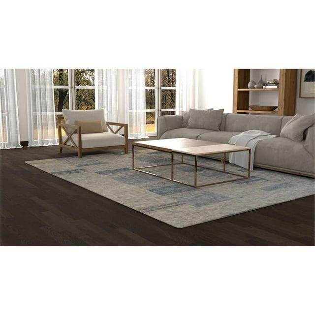 Maklaine Transitional Wool Area Rug Blue Finish - 8'6" X 11'6"