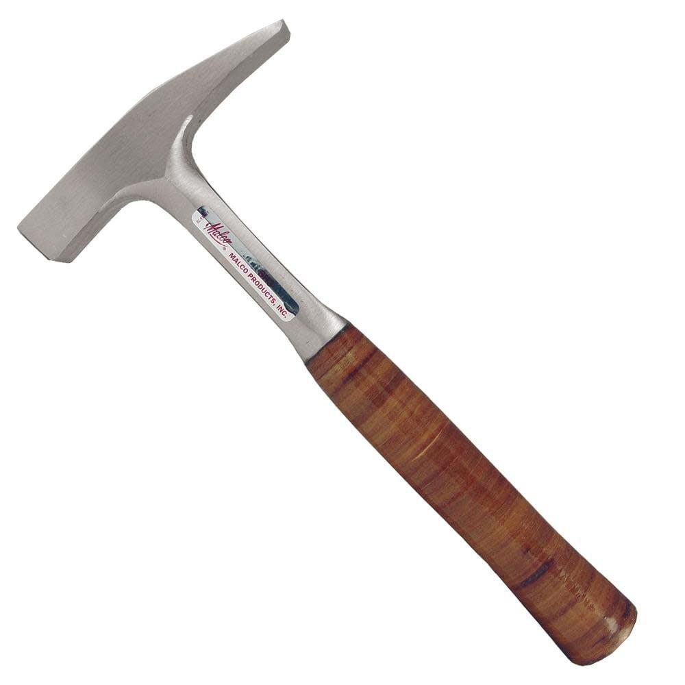 Malco 18 oz Steel Setting Hammer with Leather Grip