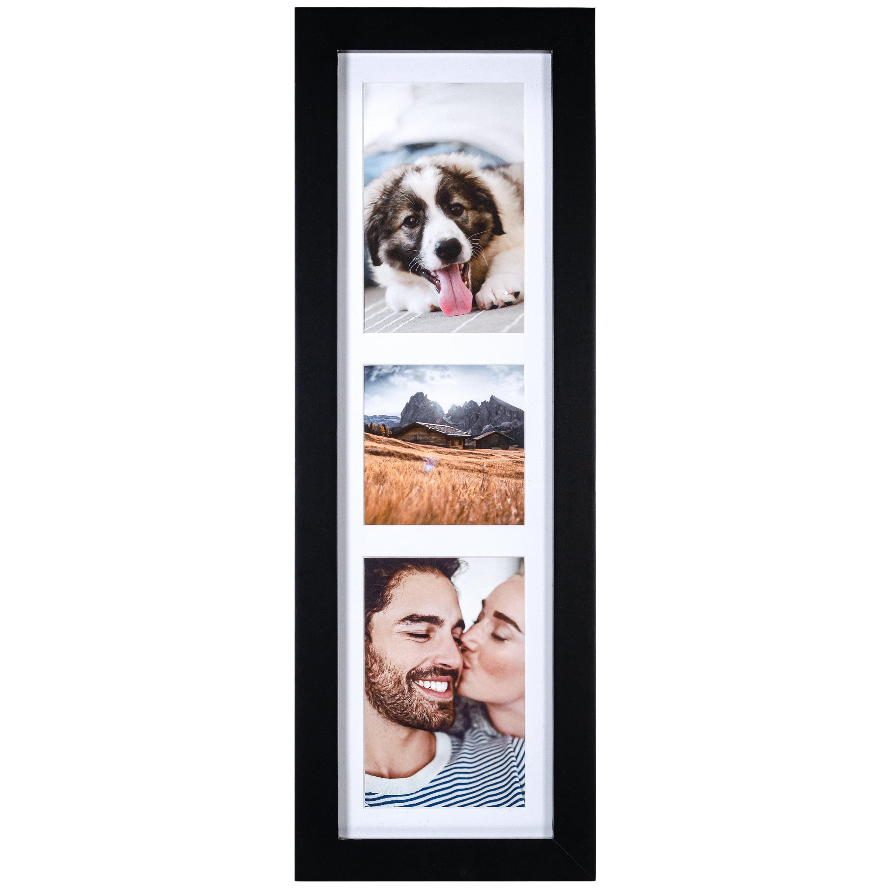 Black Rectangular Wall Mount Collage Picture Frame