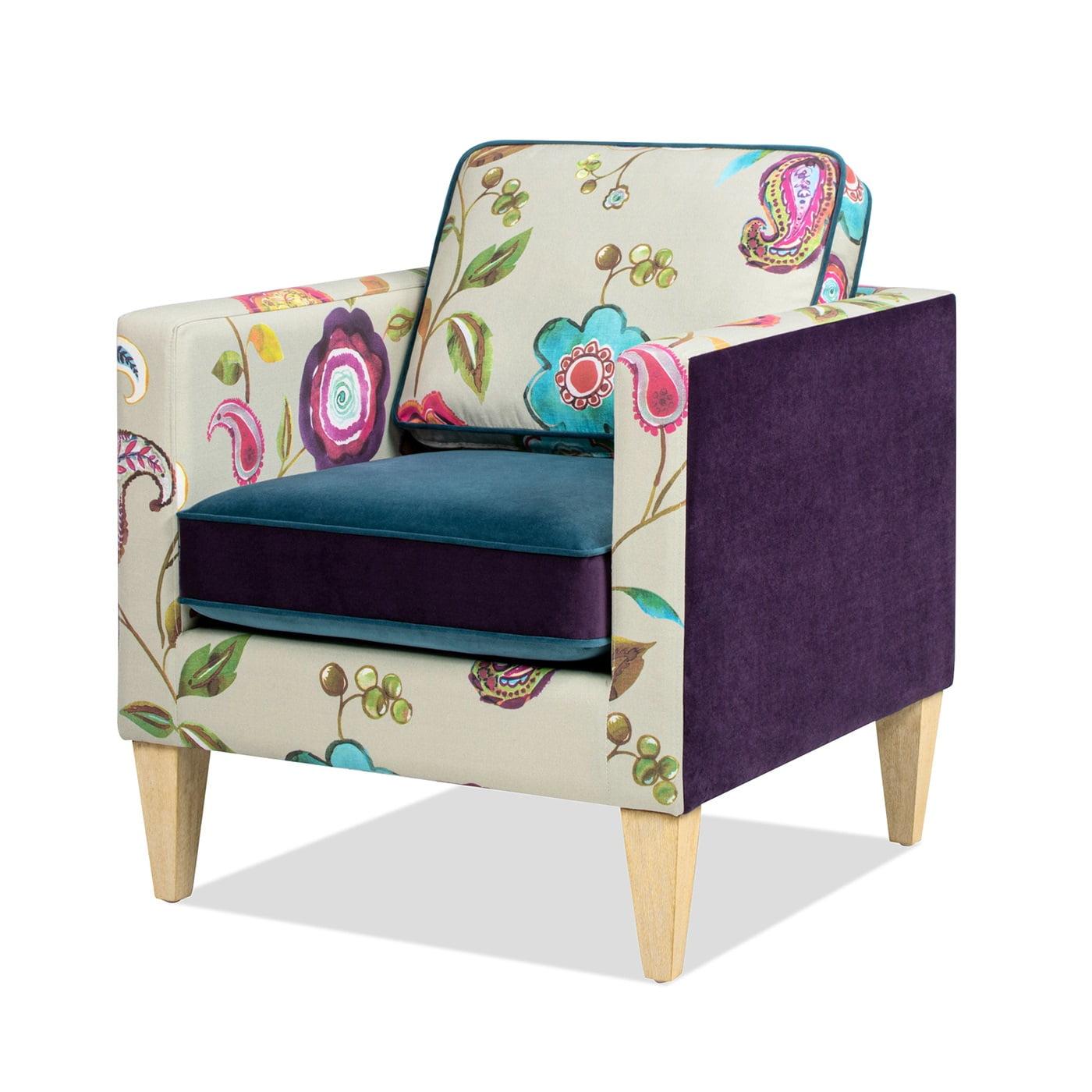 Jennifer Taylor Home Mamba 28" Patchwork Accent Chair
