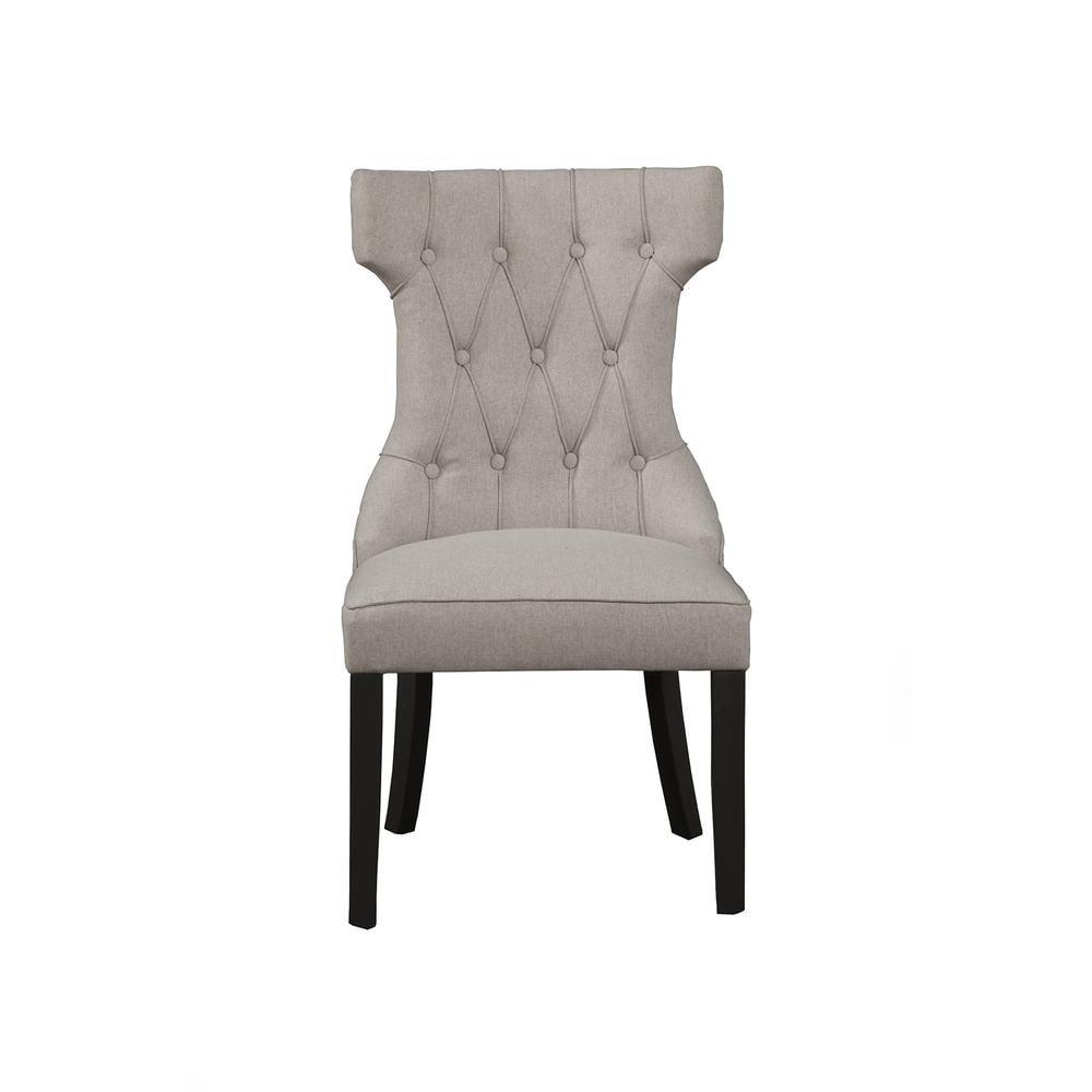 Alpine Furniture Dining Chair Vintage Black-Grey