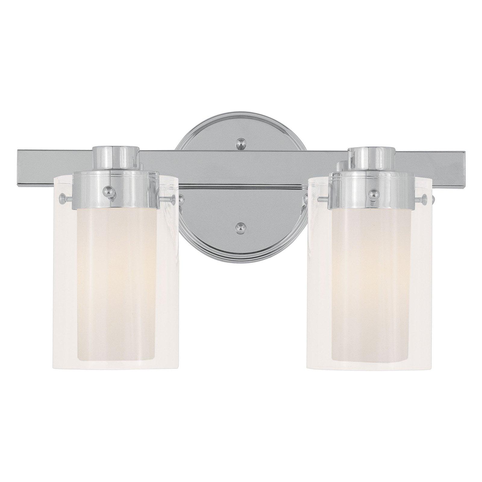 Livex Lighting Manhattan 2 - Light Vanity in  Polished Chrome