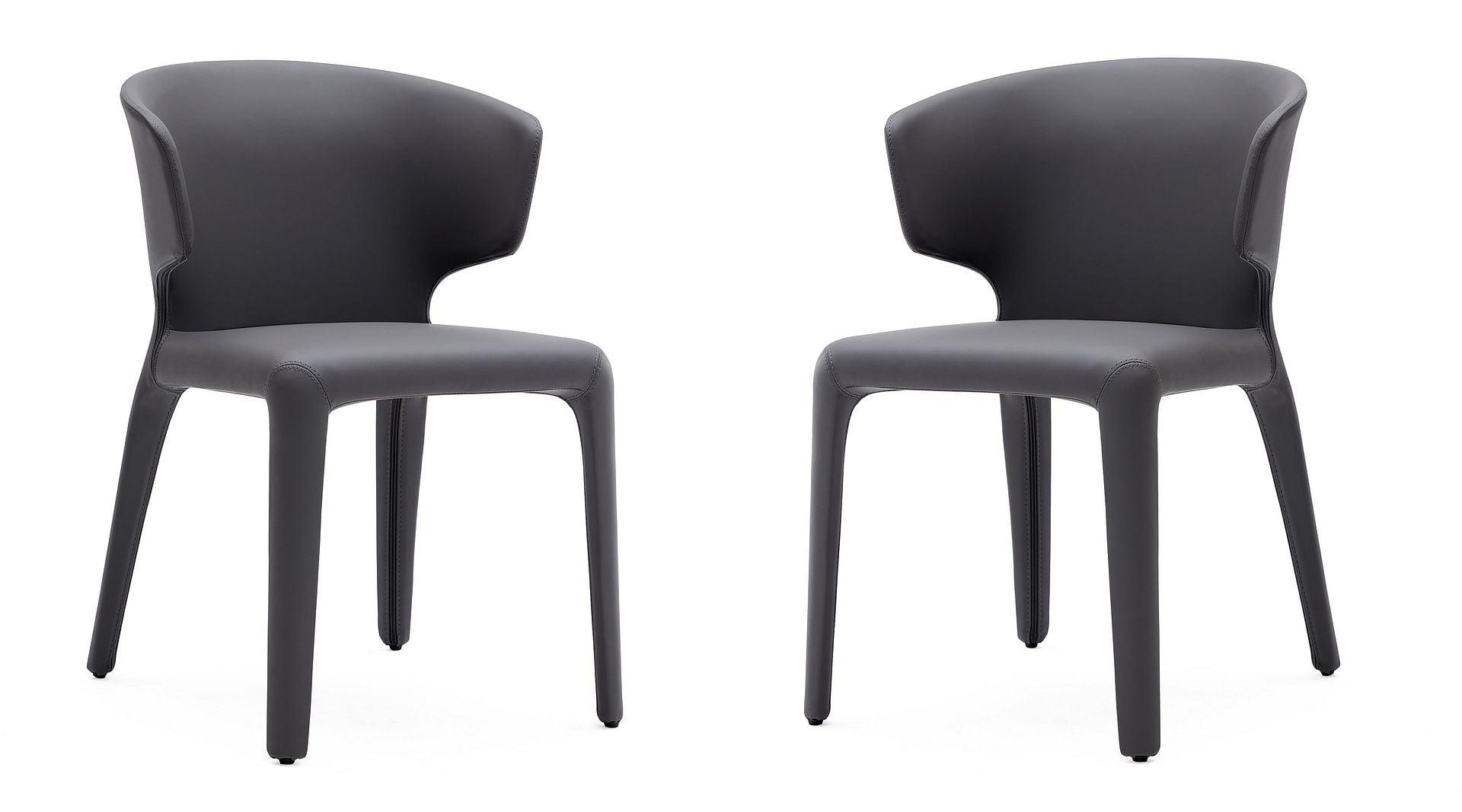 Faux Leather Upholstered Side Chair