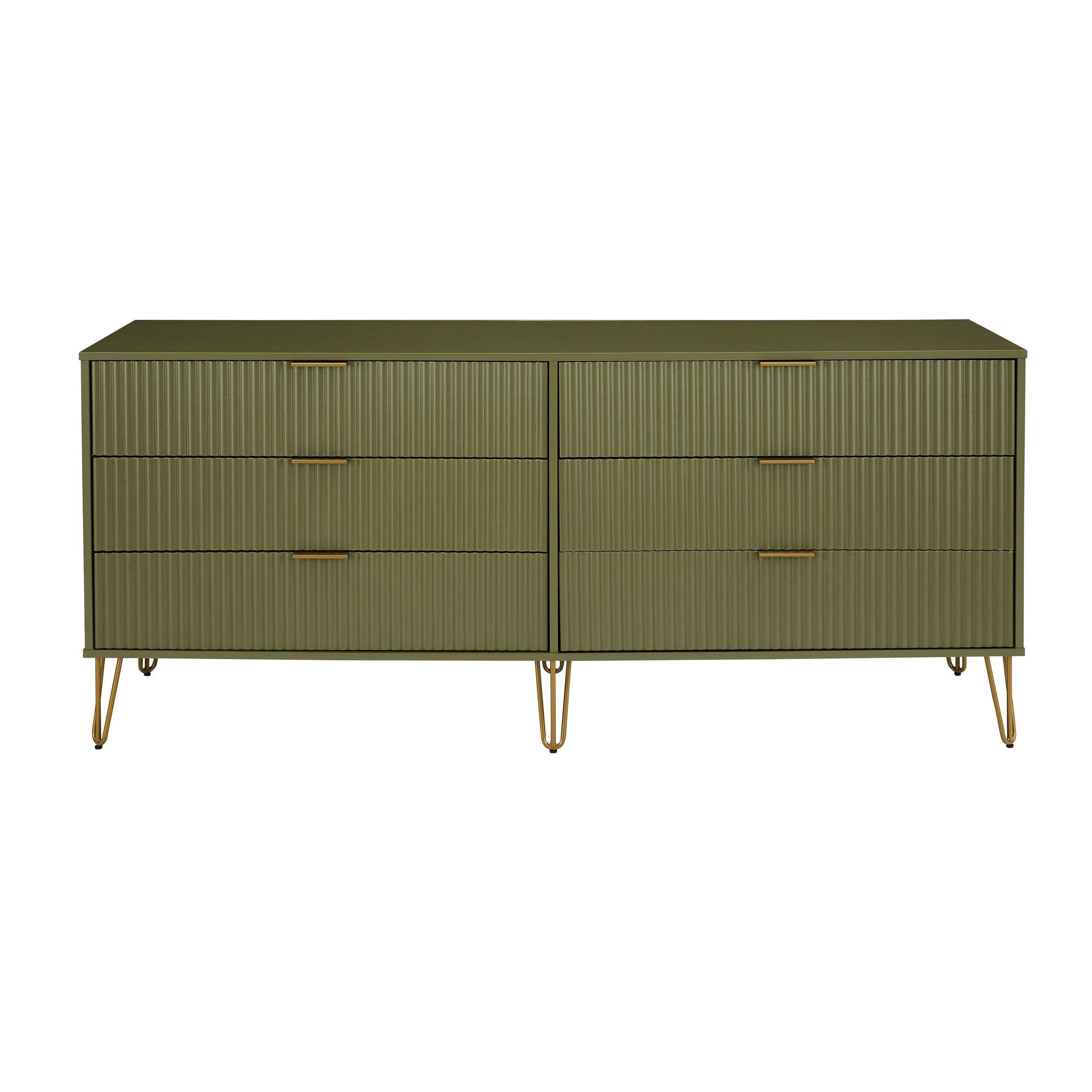 Manhattan Comfort Dumbo 6 Drawer Double Dresser