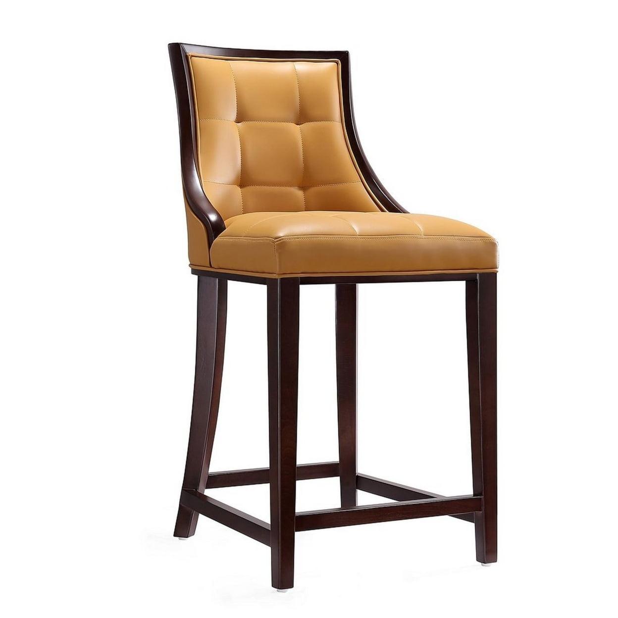 Fifth Ave Beech Wood Counter Height Barstool - Manhattan Comfort